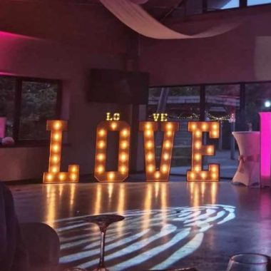 Location Lettre Love Mariage - J&A Evenementiel 62